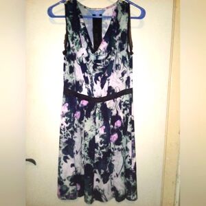 Vera Wang Floral Sleeveless Dress